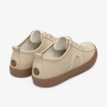 Camper Imar Flat Shoes Beige - Womens Singapore MFELZA-351